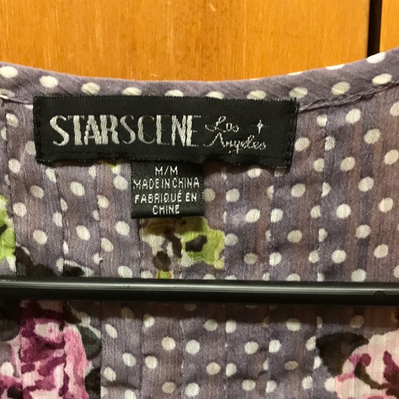 Purple floral kimono - Picture 3 of 3